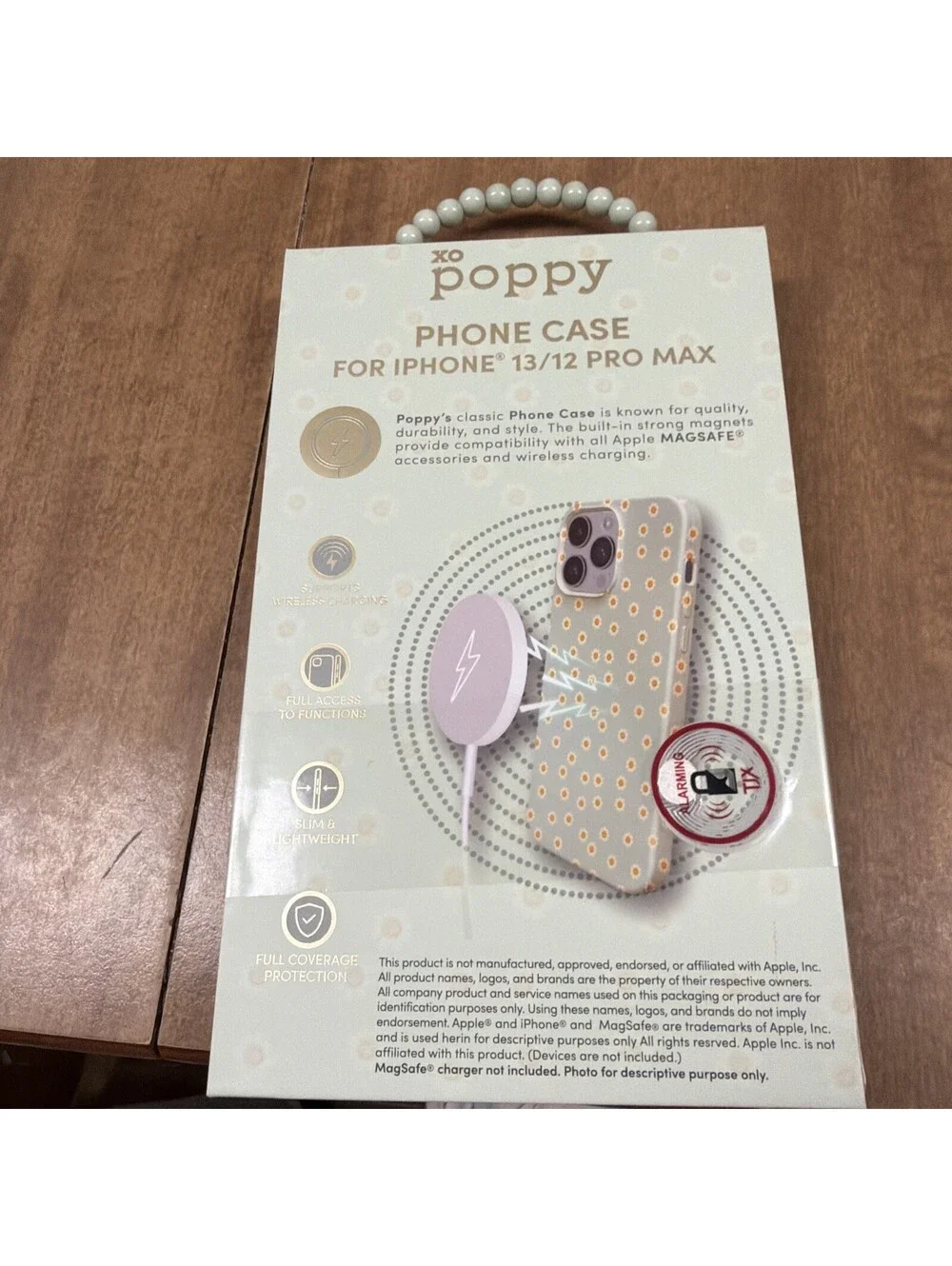 XO Poppy iPhone 13/12 Pro Max Blue Flower